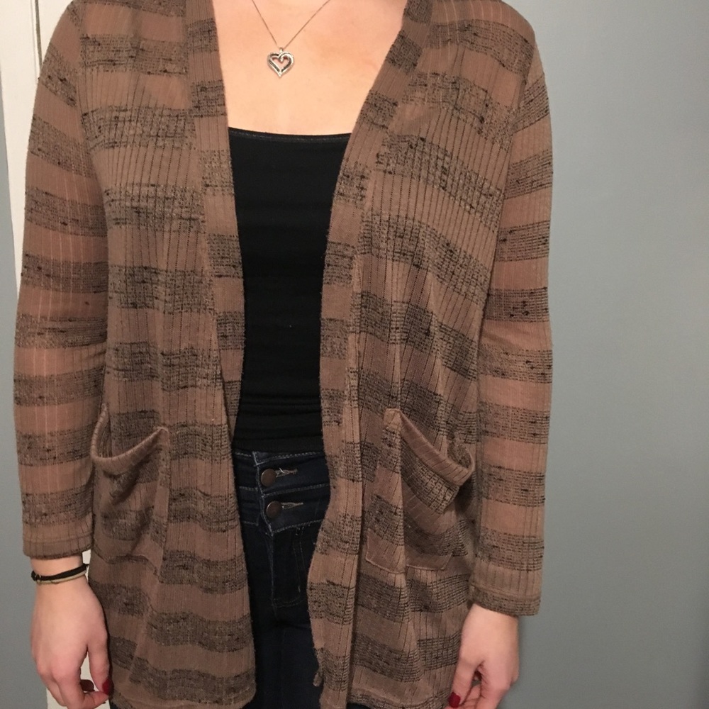 Brown light cardigan